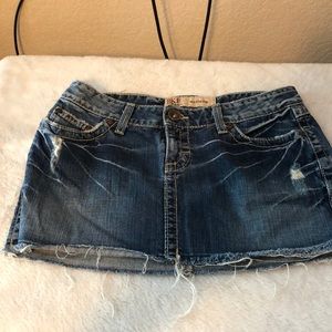 BKE jean skirt p1361
